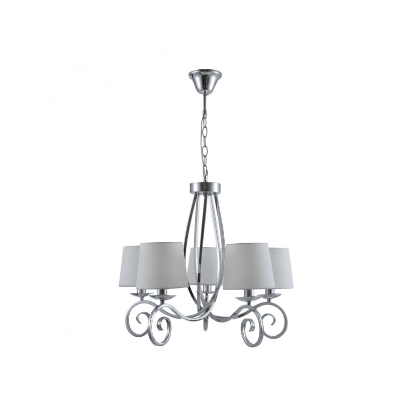 Lámpara Veracruz 5xE14 cromo Fabrilamp